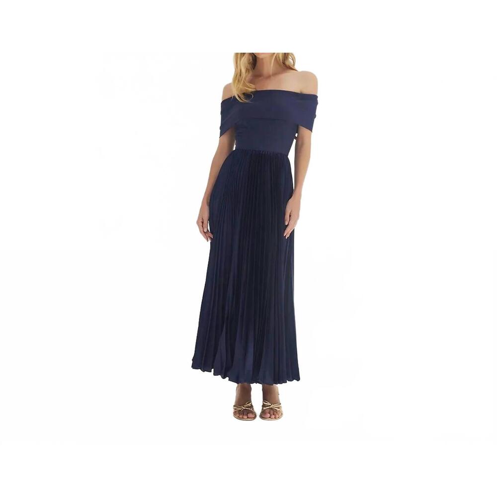NEW HUTCH stockton dress in navy